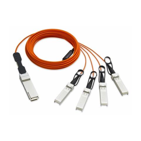 QSFP+ to 4 SFP+ 40G Active Optical Cable 40GBASE-SR4, AOC